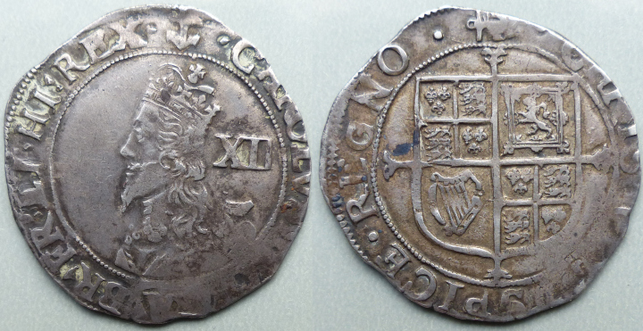 Charles I Tower mint shilling Charles I Tower mint shilling